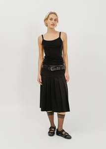 Bowie Singlet / Black