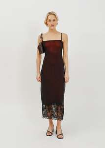Kim Dress / Rust-Black