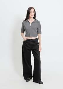 Zia Pleat Bolero / Graphite