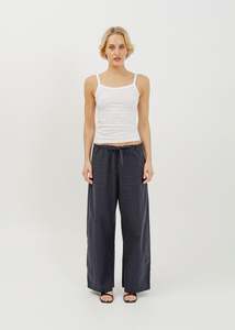Rocco Pant / Black-Navy Check