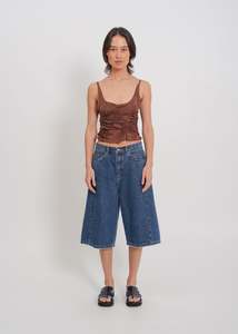 Nadia Denim Short / Medium Indigo