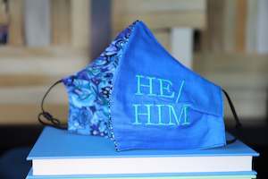 Alphabet Merch: Pronoun Mask: He/Him Kiwiana