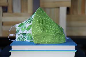 Alphabet Merch: Pronoun Mask: He/They Plants