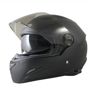 Nikko N802 Full Face Road Helmet (with inner visor), Made in Taiwan