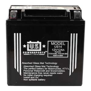 USPS AGM Battery - US14-BS (YTX14-BS & YTX14H-BS)