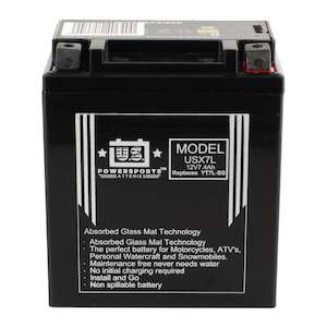 USPS AGM Battery - USX7L-BS (YTX7L-BS)
