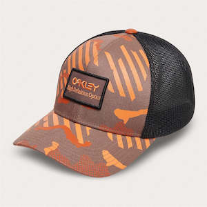 Apparel Off Road: Oakley B1B Hdo Patch Trucker - Orange Stripe/Grip Camo