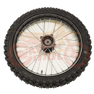 FORZA FMX140BF Front Disc Wheel with Tyre & Tube - Steel Rim