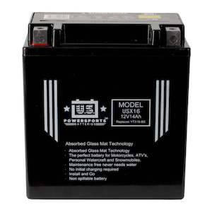 Usps Brand: USPS AGM Battery - US16X (YTX16-BS)