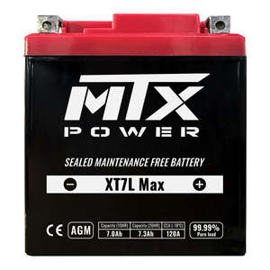 MTX Power Battery AGM - XT7L Max (fits YTX7L-BS)