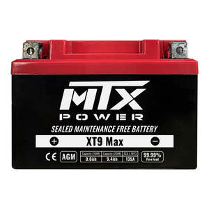 MTX Power Battery AGM - XT9 Max (fits YTX9-BS )