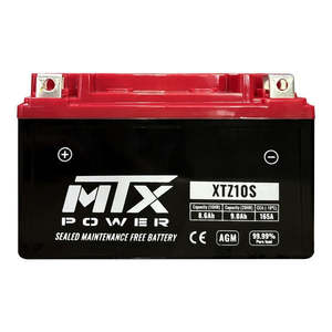 Batteries Other Accessories Road: MTX Power Battery AGM - XTZ10S (fits YTX7A-BS)