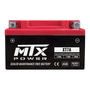 Batteries Other Accessories Road: MTX Power Battery AGM - XT7A (fits YTX7A-bs)