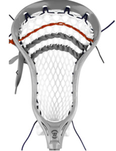 Mens Lacrosse Stick: Warrior Burn - on 28 inch shaft