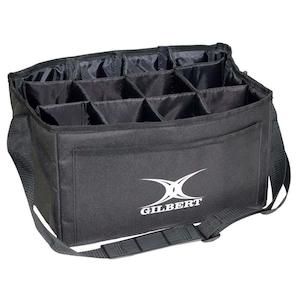 Rugby: Flexible Water Bottle Carrier-Black (Holds 12)