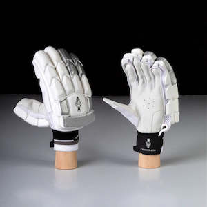 Batting Gloves: Centurion Carbon Elite Silver Gloves