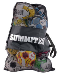 Football Accessories: Summit 12 Ball Mesh Ball Bag