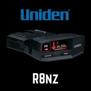Windscreen Mounted: Uniden R8nz (with arrows)