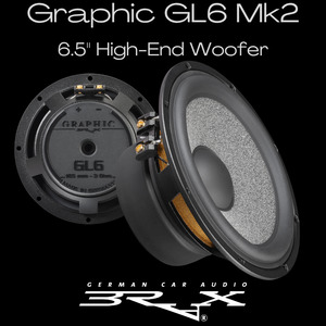 Speakers: Brax Graphic GL6 Mk2 6.5" woofer