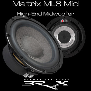 Speakers: Brax Matrix ML8 midwoofer
