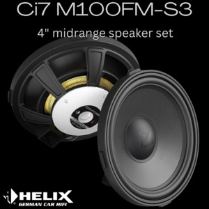 Helix Ci7 M100FM-S3 4" midrange speakers