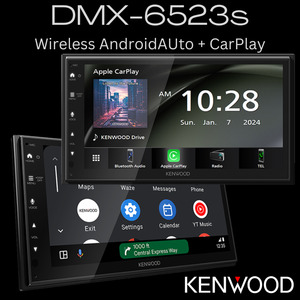 Kenwood DMX6523s wireless Carplay Android Auto