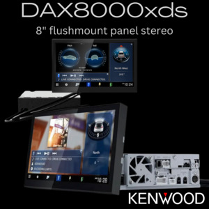 Head Unit: Kenwood DAX8000xds 8" panel stereo