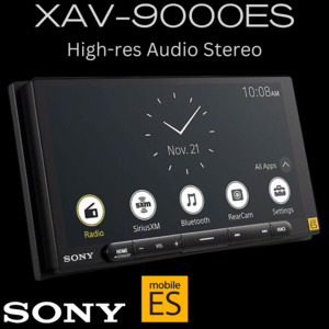 Head Unit: Sony XAV-9000ES high-res audio head unit