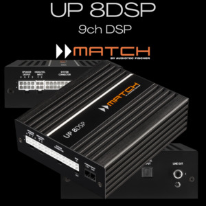 Match UP 8DSP 8/9 channel amp processor
