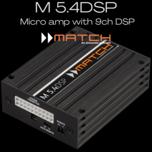 Processor: Match M 5.4DSP processor amplifier