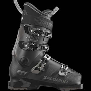 Ski Boots: Salomon S/Pro Supra 100 Black/Dark Grey Met./Black 2025