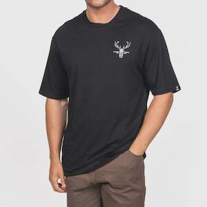 Mens T Shirts: Hunters Element Alpha Stag Tee