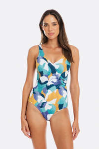 Swimwear: Togs Newport Cross over Ring Onepiece