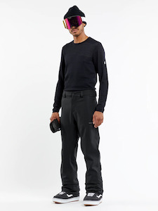 Mens Snow Pants: Volcom Freakin Snow Chino - Black