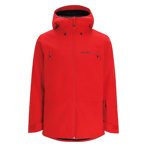 Mens Snowboard Jackets: Spyder Field Jacket - Spyder Red