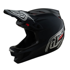 Troy Lee D4 AS Polyacrylite Helmet Shadow Black