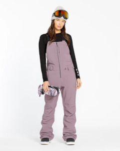 Volcom Swift Bib Overall - Dusty Lavender