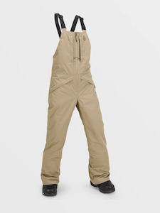 Volcom Barkley Insulated Bib Overall - Dark Khaki