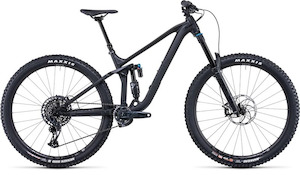Enduro Bikes 1: Cube Stereo 170 Pro 29 2022 - Black Anodized