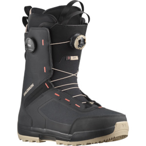 Mens Snowboard Boots: Salomon Echo Dual BOA Wide - Black