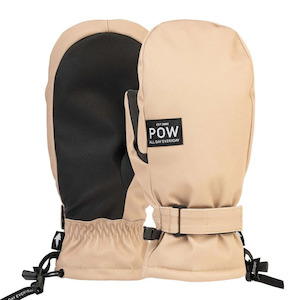 Mens Snow Gloves: POW XG Mid Mitt 25 - Camel
