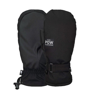 Mens Snow Gloves: POW XG MID Mitt - Black