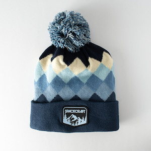 Beanies Headbands: Spacecraft Diamond Pom Beanie