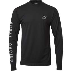 Products: Royal Racing Core Jersey LS - Racing Black Heather