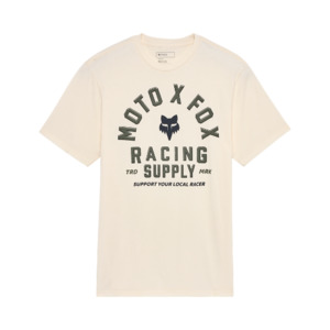 Fox: Fox Local Racer SS Premium Tee Off White