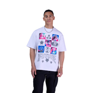 Fox: Fox Image Cosmo MW Oversized Tee White
