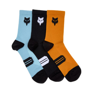 Mens Mtb Socks: Fox 6" Ranger Sock Prepack Multi CL1