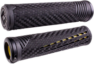 ODI CF Grips - Black/Yellow