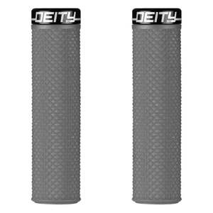 Deity Supracush Lock-On Grips - Stealth w/Black Clamp