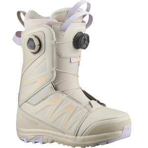 Womens Snowboard Boots: Salomon Ivy Boa SJ Boa - Cream